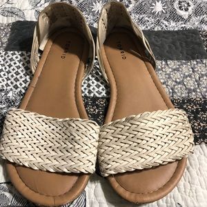 Ivory sandals
